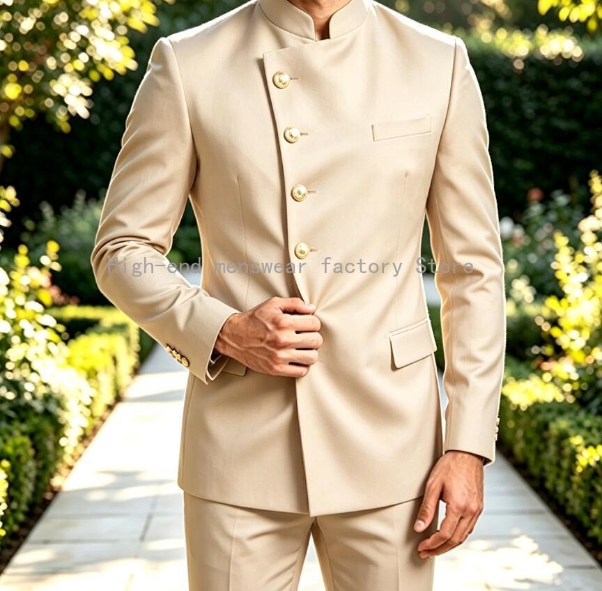 Latest Men Formal Wear - Latest Design 2 Piece Set Chinese