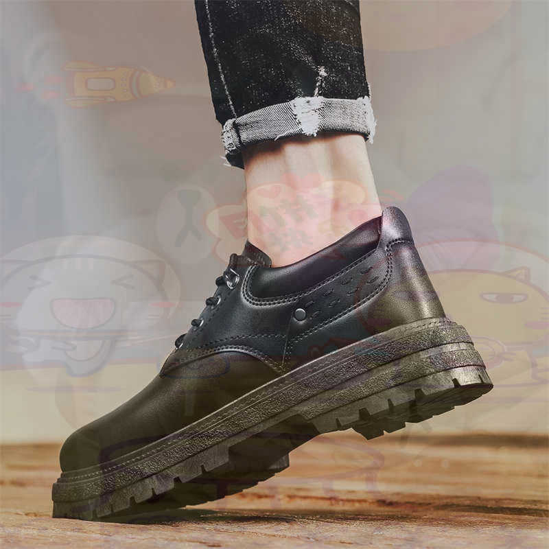 Latest Men Formal Wear - Dark Natural Leather Fashion Trainers Tennis