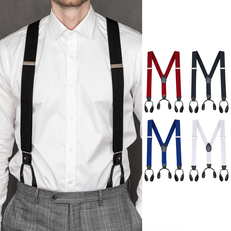 Suspender Clip Formal - Adult Men Suspender Heavy Duty Men