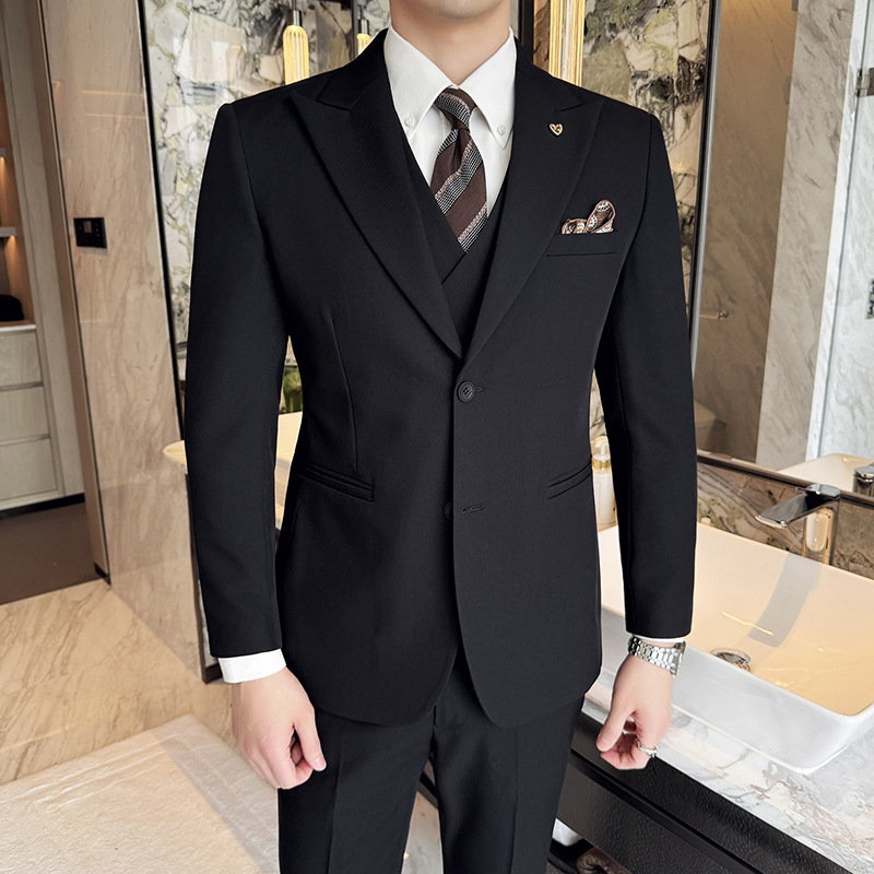White Mens Suits 3 Pieces Slim - огляд і ціна Men Formal Wear For Dinner