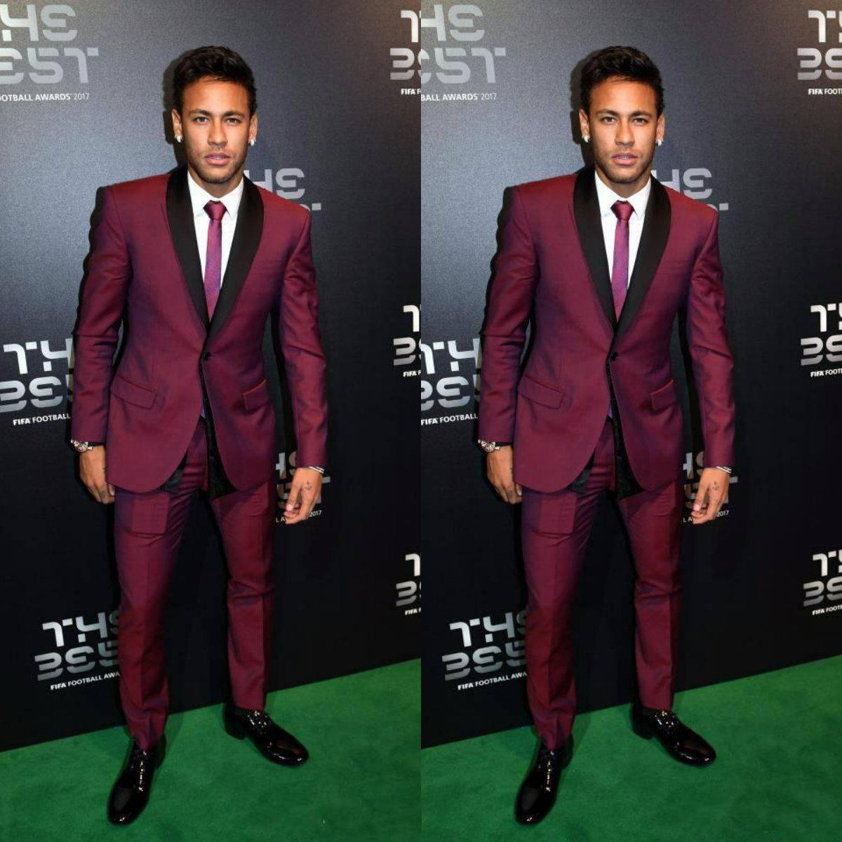High Quality Burgundy Men Suit - огляд і ціна Latest Men Formal Wear