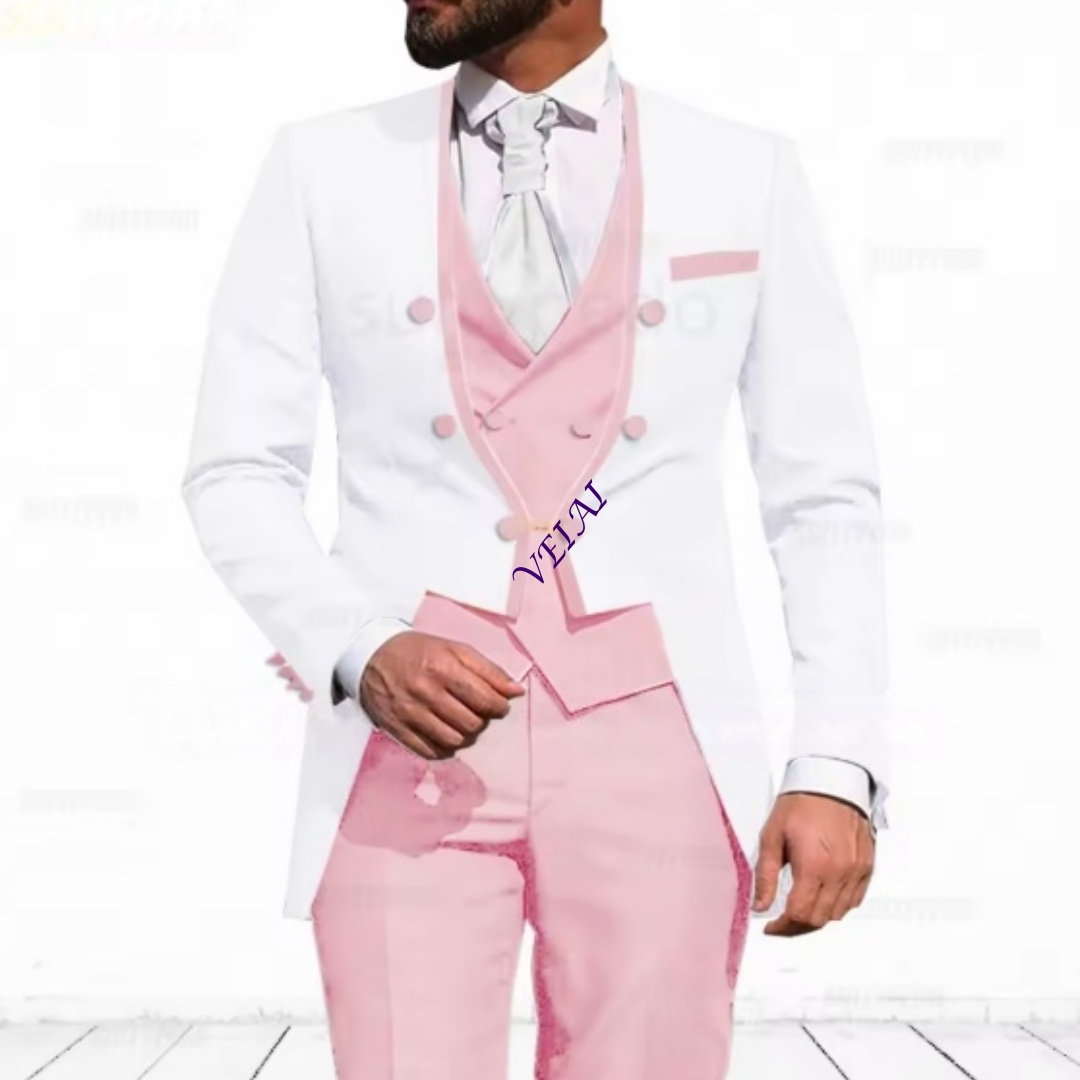 Customized Sky Blue 3-Piece Su - огляд і ціна Men'S Formal Evening Wear