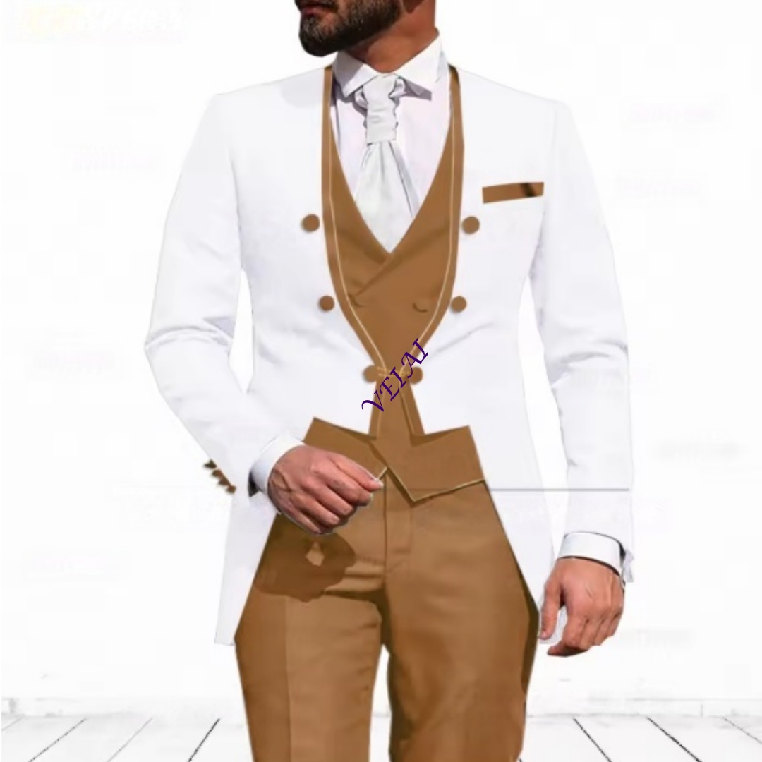 Customized Sky Blue 3-Piece Su - огляд і ціна Men'S Formal Evening Wear