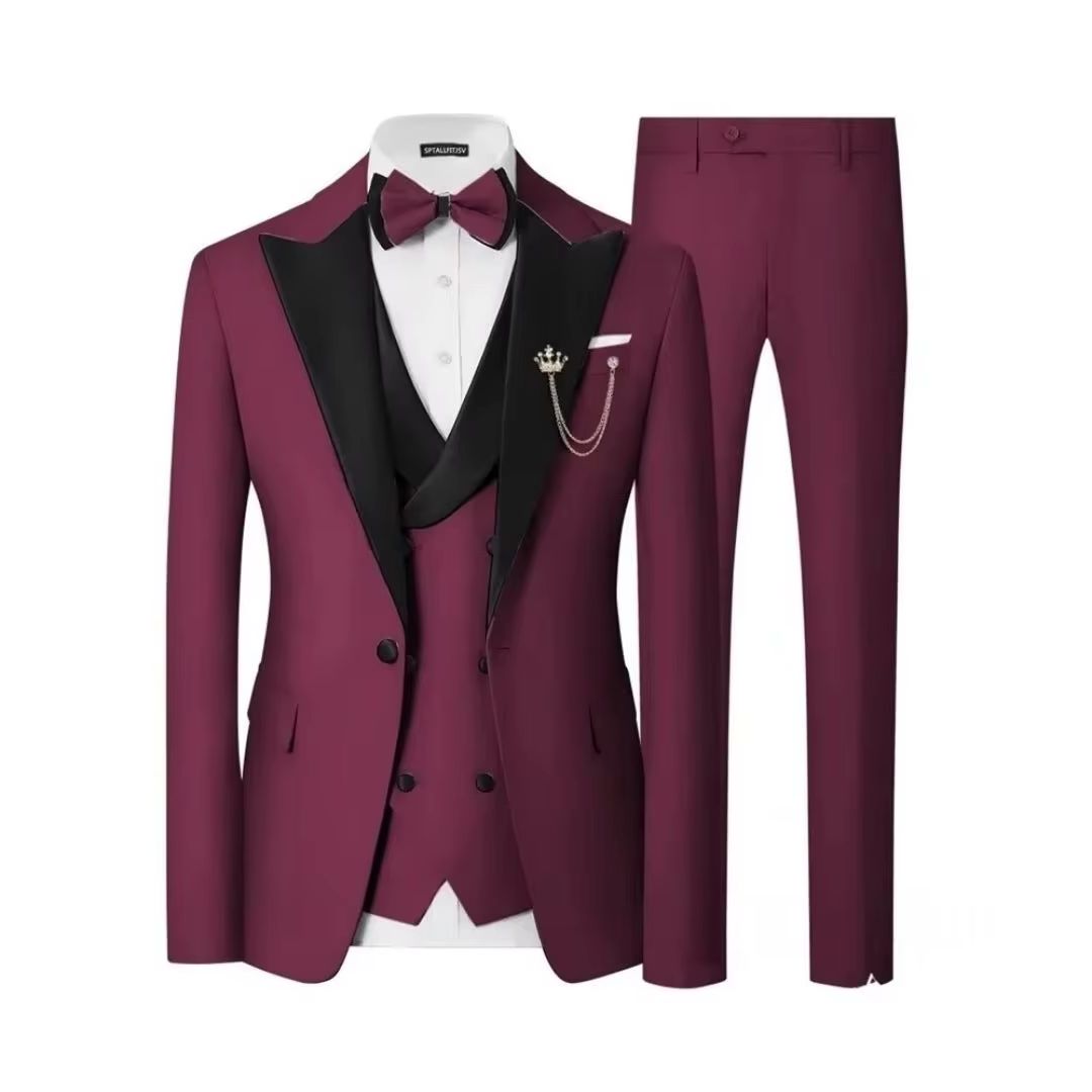 Men's Slim Fit 3 Piece Tuxedo  - огляд і ціна Men Formal Wear For Dinner