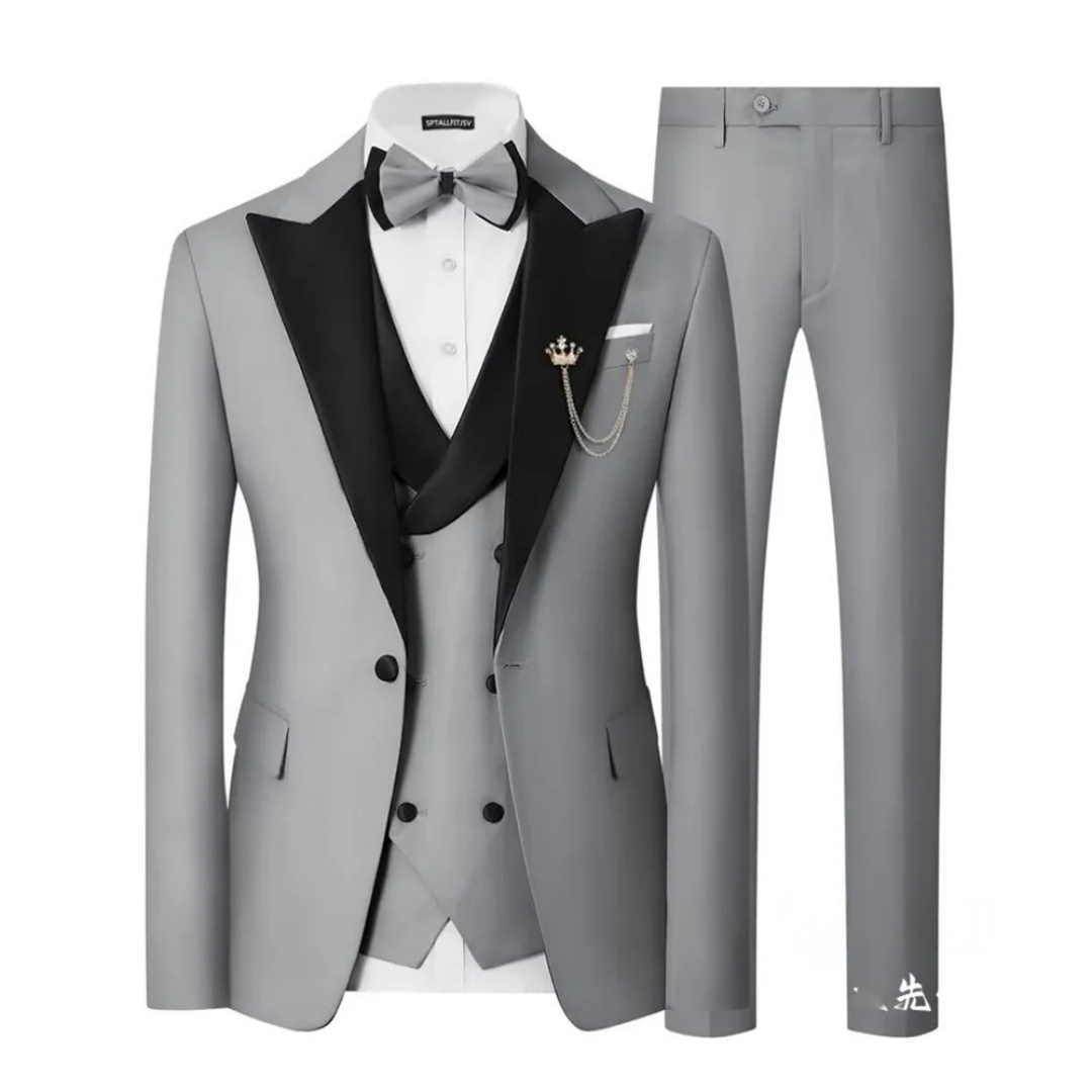 Men's Slim Fit 3 Piece Tuxedo  - огляд і ціна Men Formal Wear For Dinner