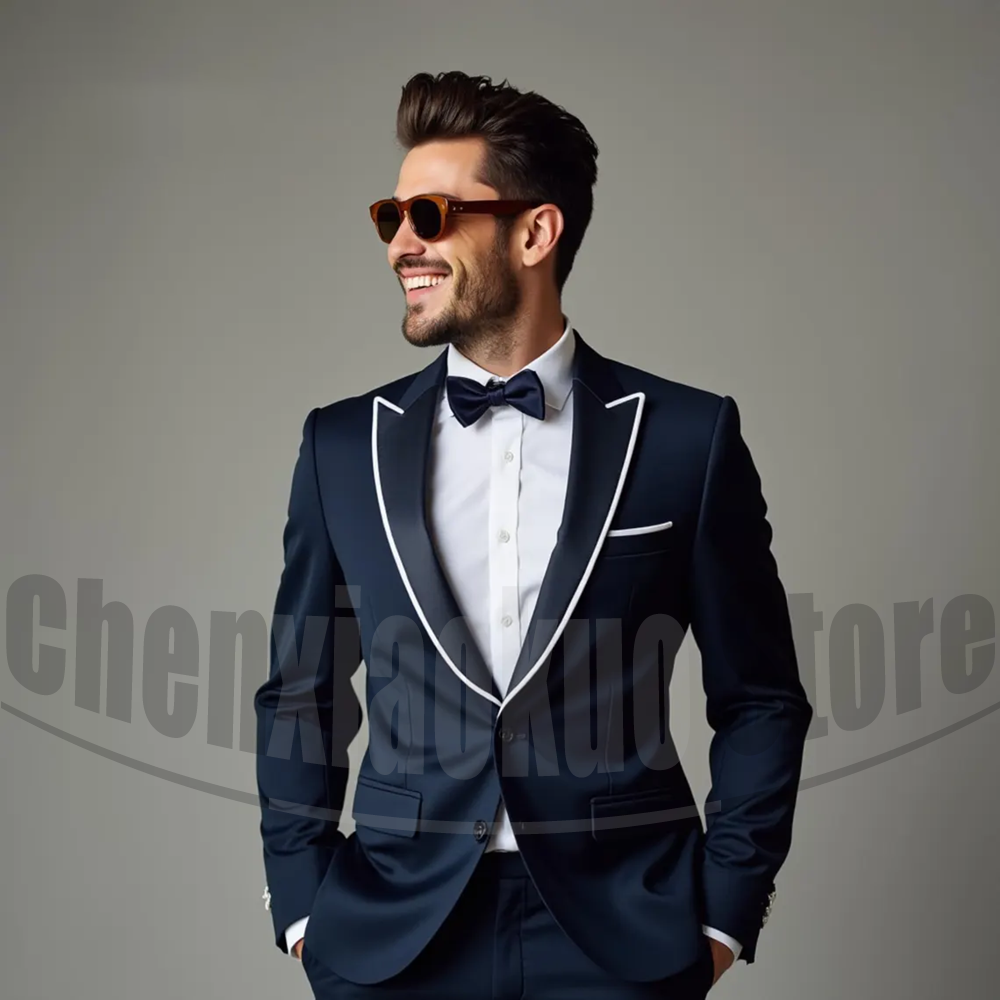 Men Suits Fashion Peak Lapel S - огляд і ціна Men'S Formal Evening Wear