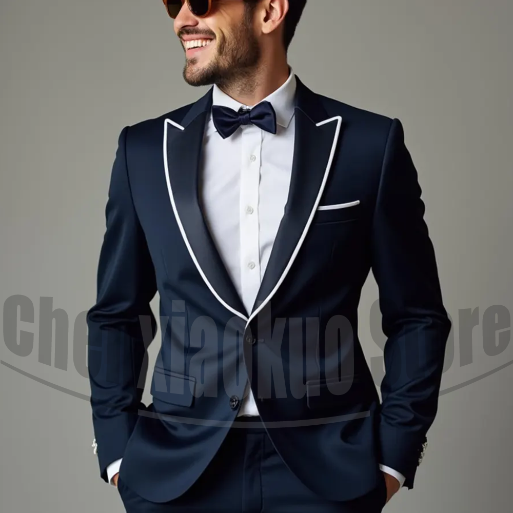 Men Suits Fashion Peak Lapel S - огляд і ціна Men'S Formal Evening Wear