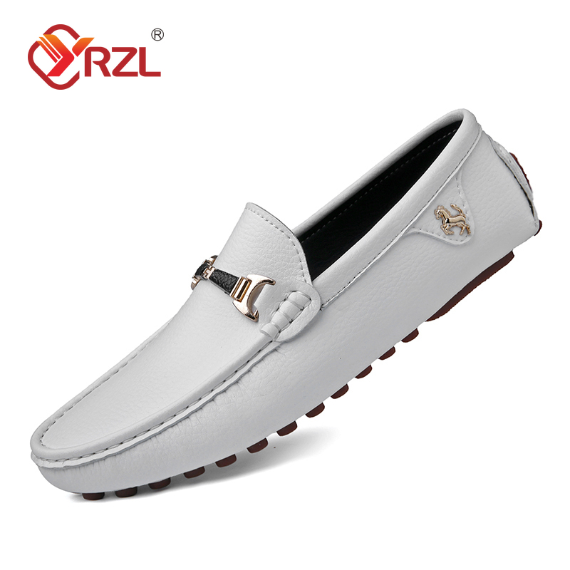 YRZL Loafers Men Shoes PU Leat - огляд і ціна Men'S Luxury Formal Wear Brands