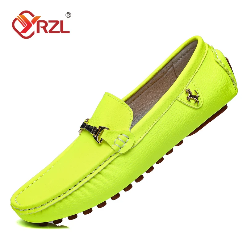YRZL Loafers Men Shoes PU Leat - огляд і ціна Men'S Luxury Formal Wear Brands