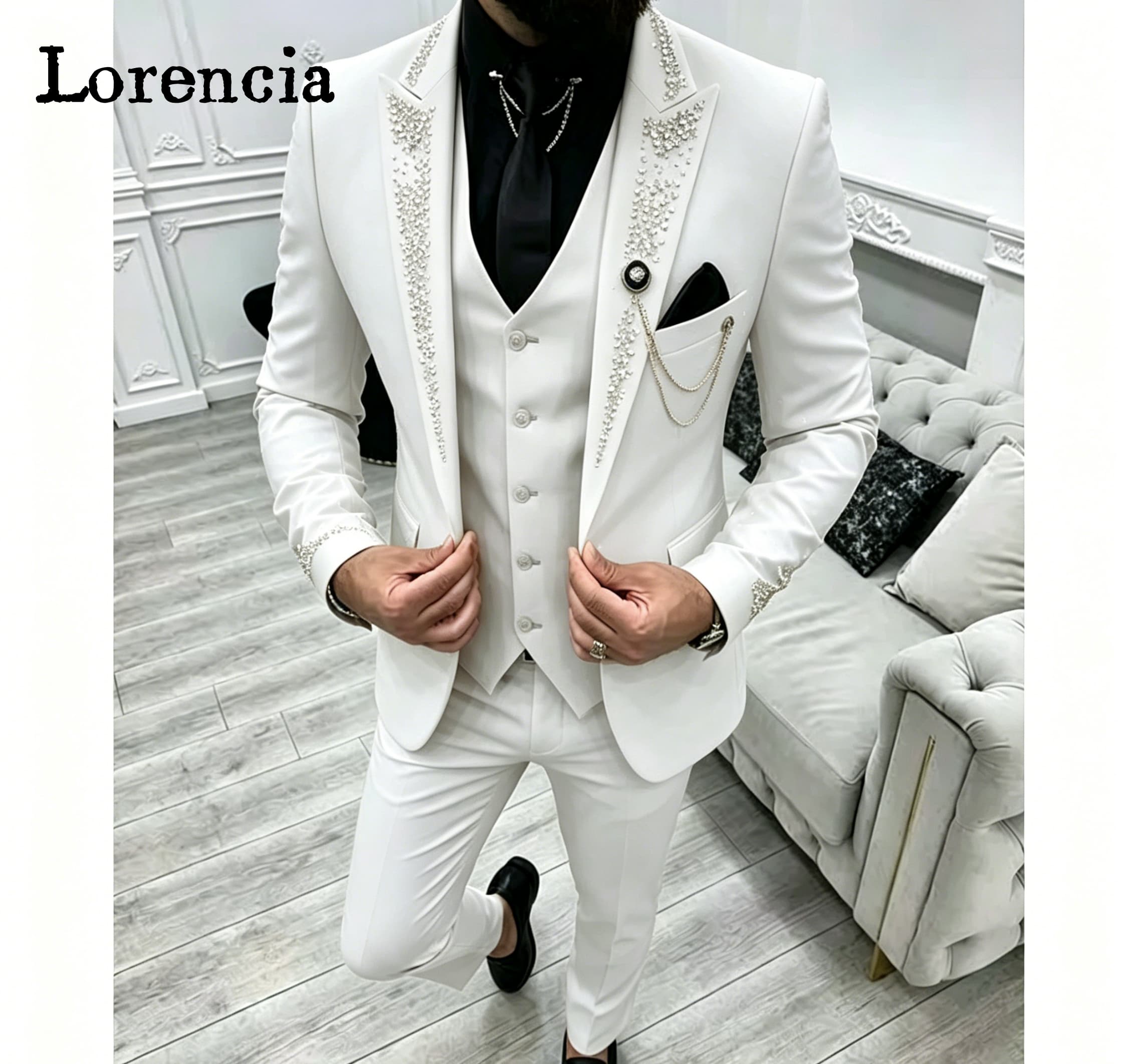 Luxury 3 Piece Formal Men's Su - огляд і ціна Men'S Formal Evening Wear