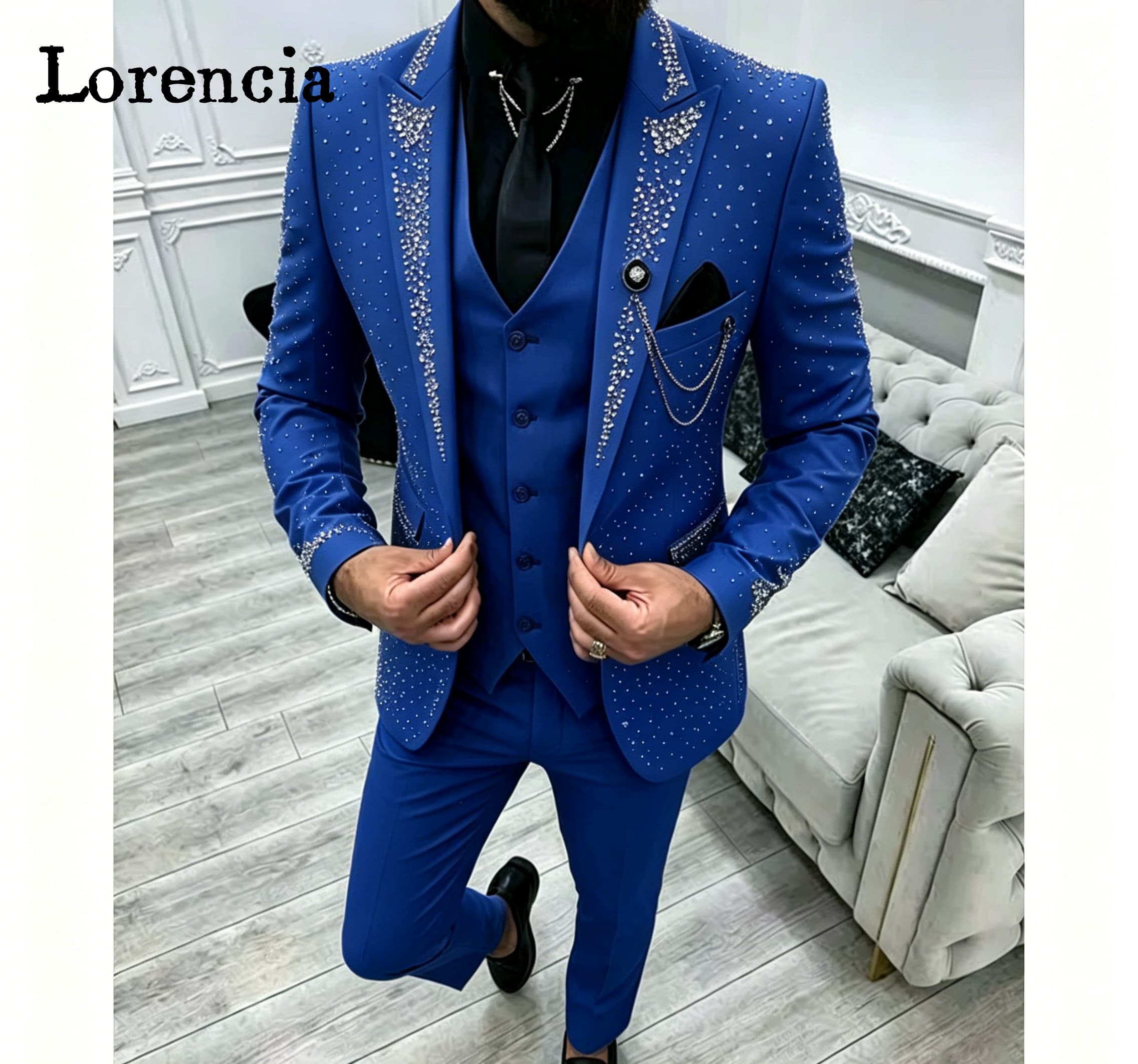 Luxury 3 Piece Formal Men's Su - огляд і ціна Men'S Formal Evening Wear