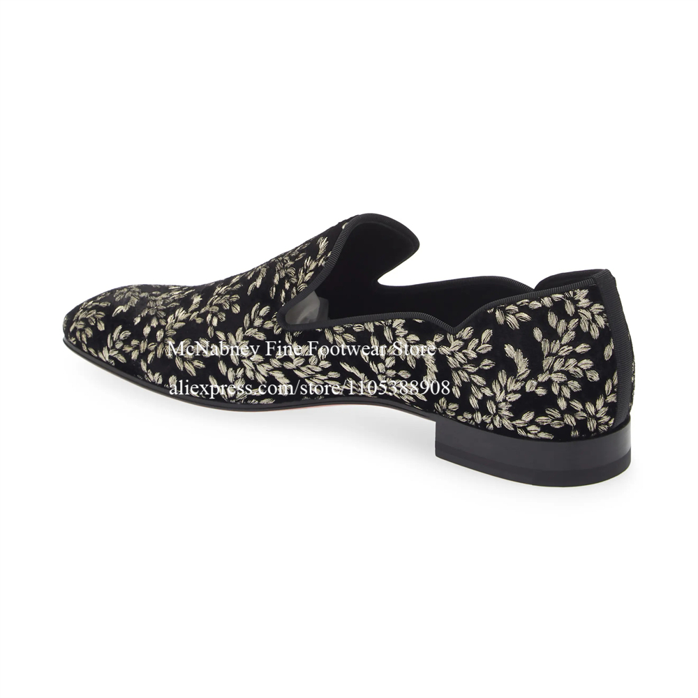 Black Silk Velvet Slip On Loaf - огляд і ціна Men'S Formal Evening Wear