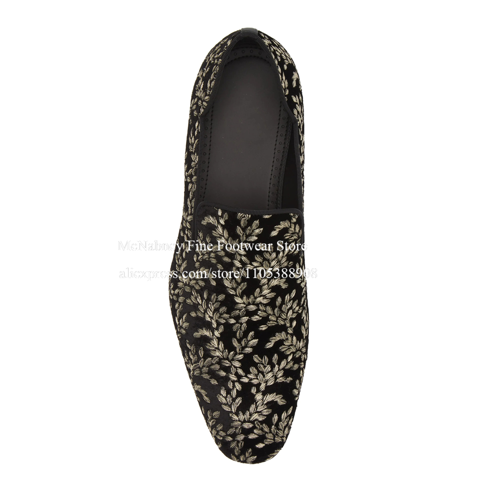 Black Silk Velvet Slip On Loaf - огляд і ціна Men'S Formal Evening Wear