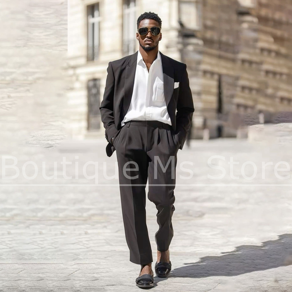 Dark Brown Men's Suit 2 Piece  - огляд і ціна Men'S Formal Evening Wear