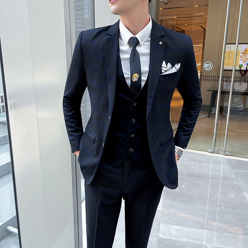 Men's 3-Piece Suit Set Stylish - огляд і ціна Men'S Formal Wear Waistcoat