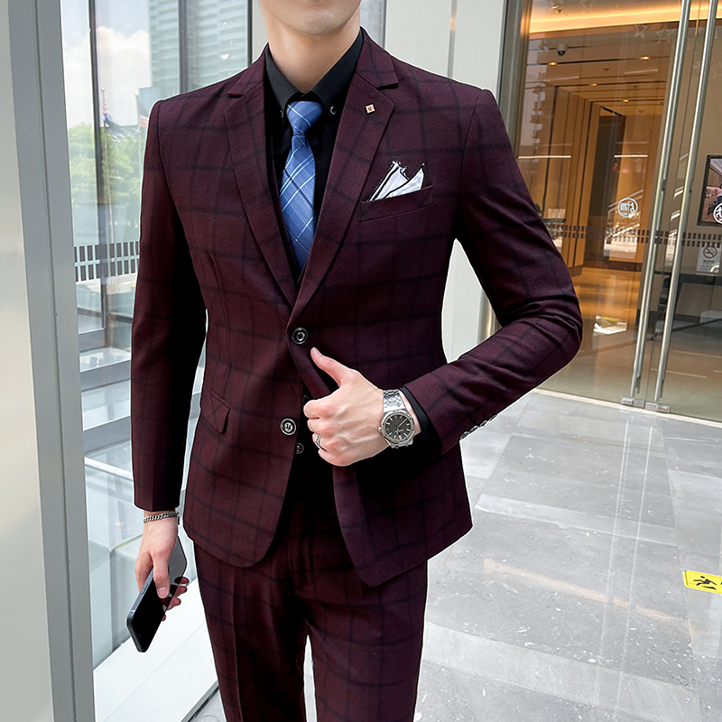 Men's 3-Piece Suit Set Stylish - огляд і ціна Men'S Formal Wear Waistcoat